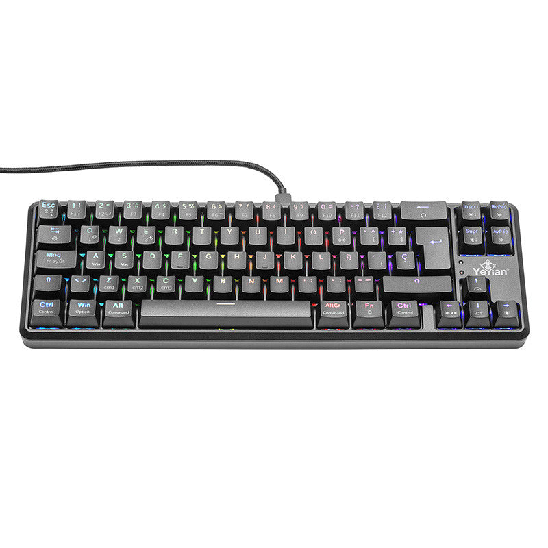 Teclado Gamer YEYIAN YTM-28210B AKIL S3500 MECANIC Switch Azul RGB/BT - Teclado Gamer YEYIAN YTM-28210B AKIL S3500 MECANIC Switch Azul RGB/BT -